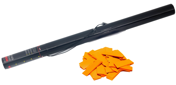 Elektrische Konfettikanone 80cm - Orange