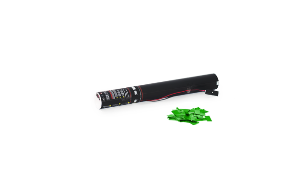 Elektrische Konfettikanone 50cm - Dunkelgrün
