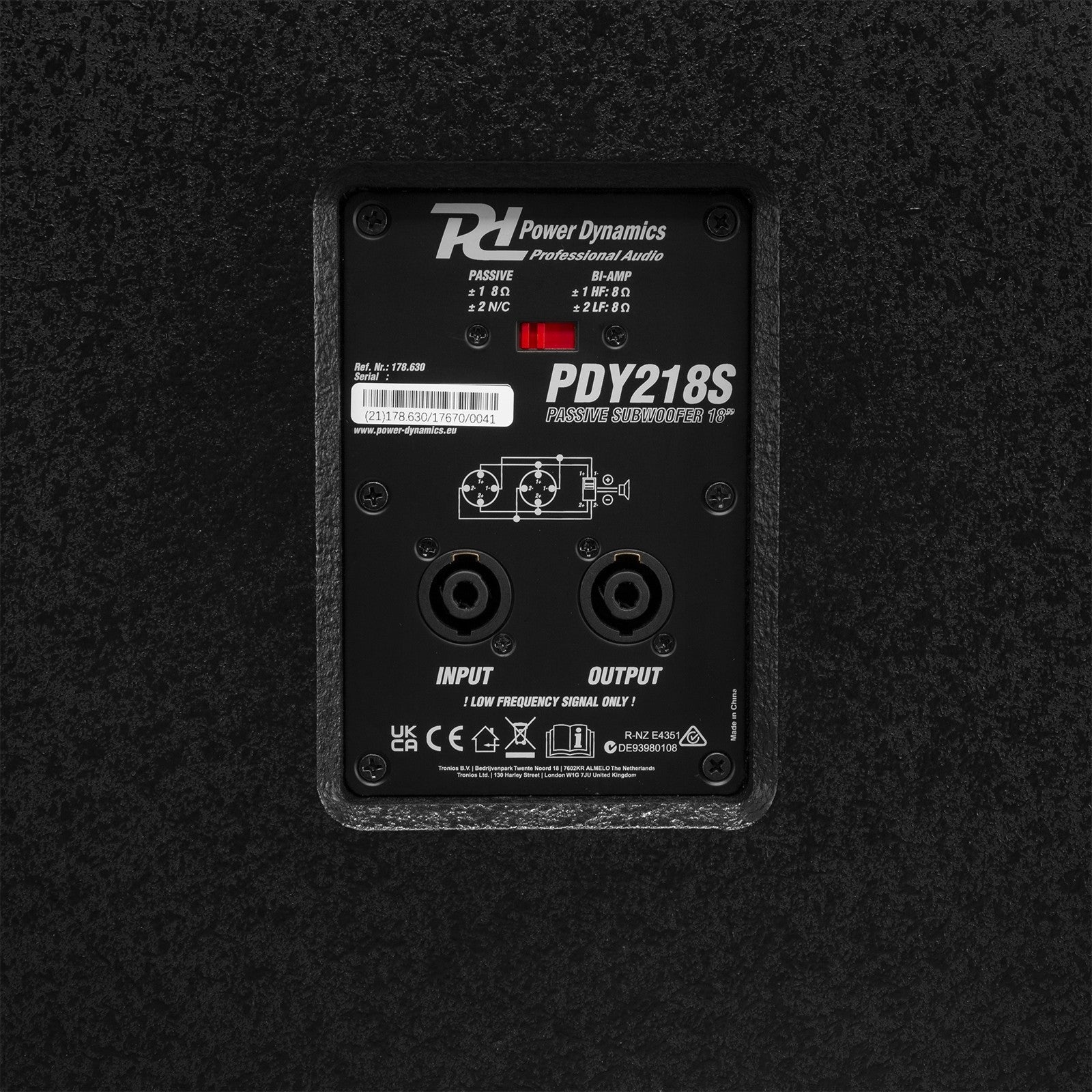 Power Dynamics PDY218S PASSIVE SUBWOOFER 18” 1000W