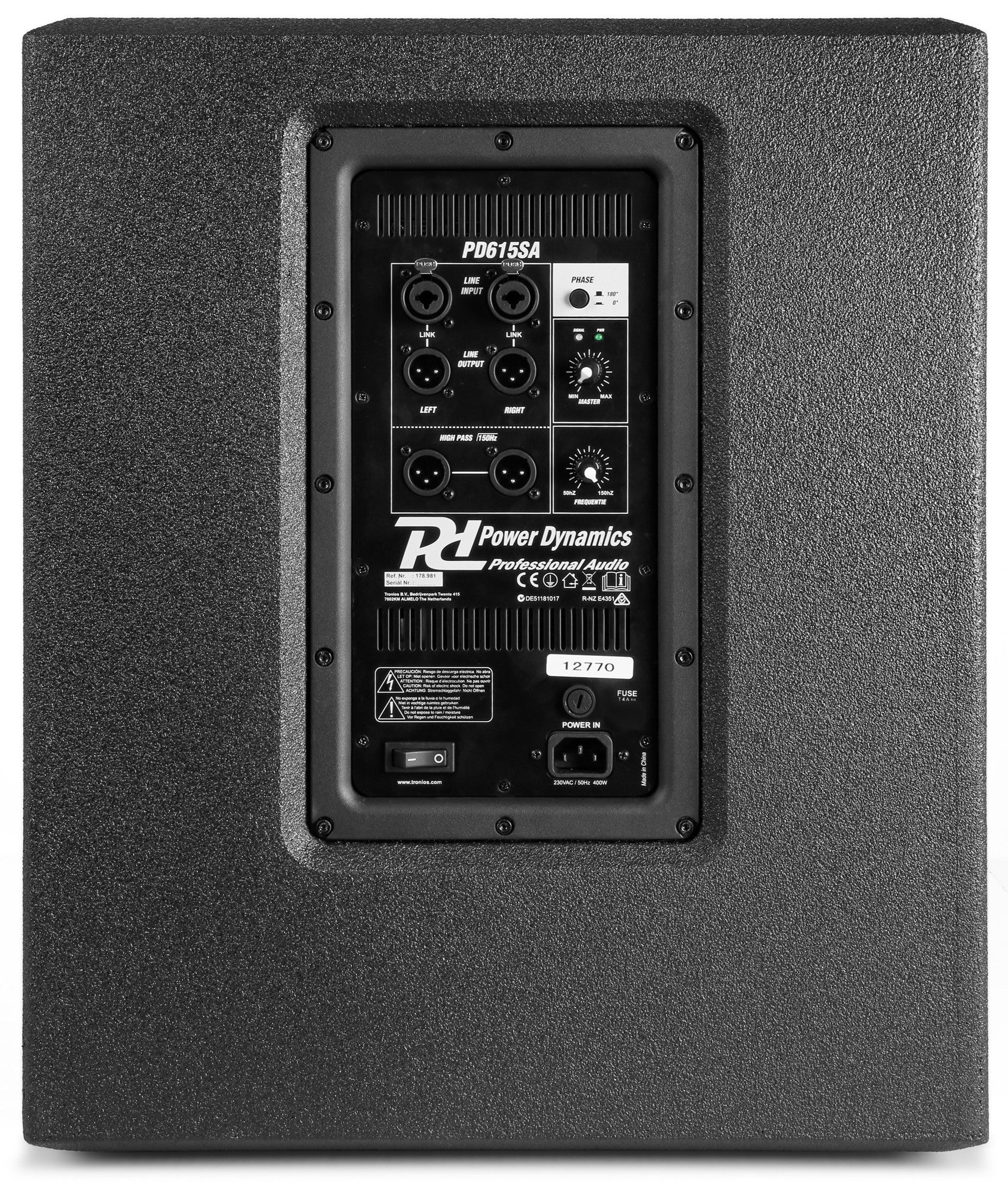 Power Dynamics PD615SA ACTIEVE SUBWOOFER 15"