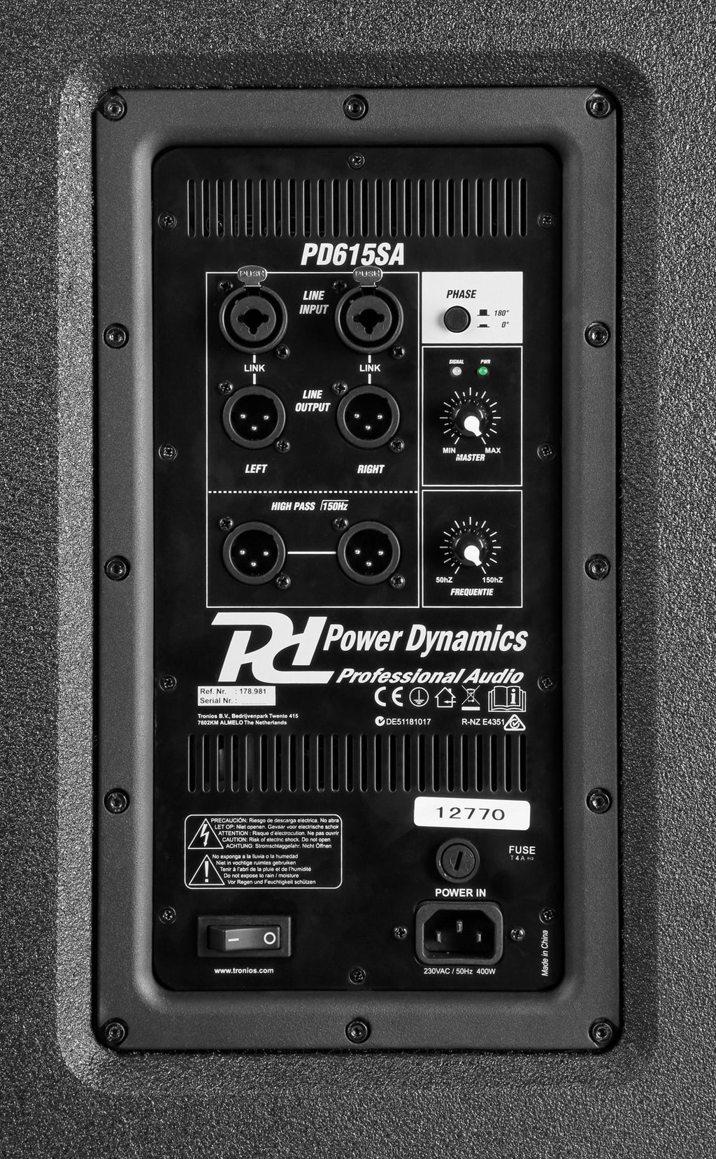 Power Dynamics PD615SA ACTIEVE SUBWOOFER 15"