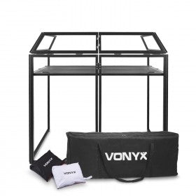 Vonyx DB3 FOLDABLE DJ-BOOTH SYSTEM PRO MEDIUM