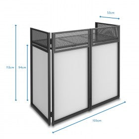 Vonyx DB4 FOLDABLE DJ-BOOTH SYSTEM PRO COMPACT