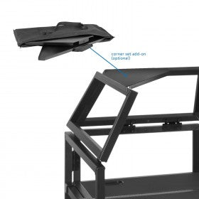 Vonyx DB5 PRO DJ ALUMINIUM BOOTH GROOT 2.0M