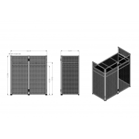 Vonyx DBC105 FOLDABLE DJ-BOOTH SYSTEM EASY