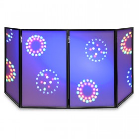Vonyx DB2 OPVOUWBAAR DJ-SCHERM 120 X 70 WIT (4 PANELEN)