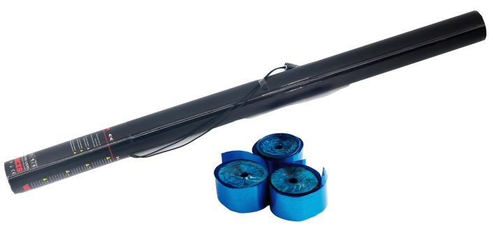 Elektrische Streamer Kanone 80cm – Blau Metallic