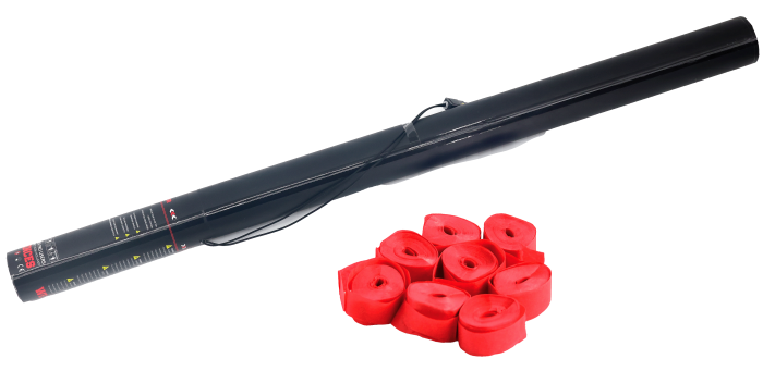 Elektrische Streamer-Kanone 80cm - Rot