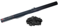 Elektrische Konfetti-Kanone 80cm - Schwarz