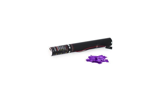 Elektrische Konfettikanone 50cm - Lila