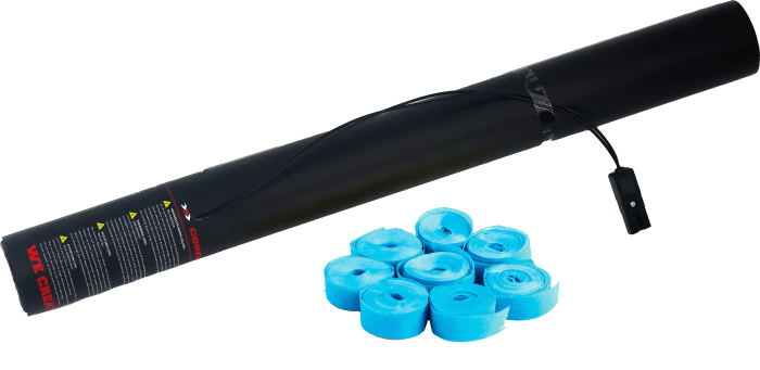 Elektrische Streamer-Kanone 50cm - Hellblau