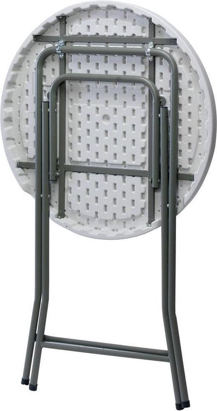 Statafel 80cm, 110cm hoog incl. zwarte hoes