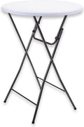 Statafel 80cm, 110cm hoog incl. zwarte hoes