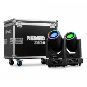 BeamZ Nereid380B Outdoor Moving Head Beam 2Pcs In Flightcase