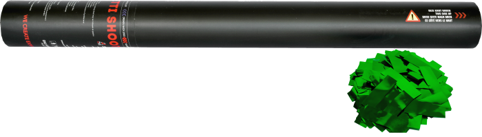 Handheld Konfettikanone 50cm – Grün Metallic