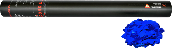 TCMFX Handheld Confetti Cannon 50cm - Blue Metallic