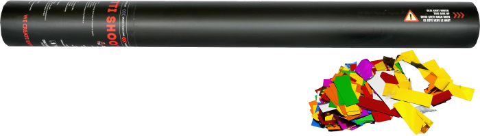 TCMFX Handheld Confetti Cannon 50cm - Multicolor Metallic