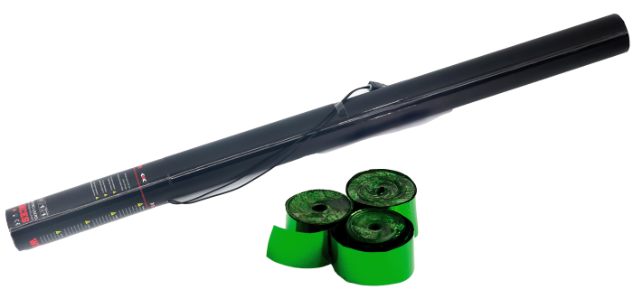 Elektrische Streamer Kanone 80cm – Grün Metallic