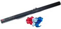 Elektrische Streamer-Kanone 80cm - Rot/Weiß/Blau