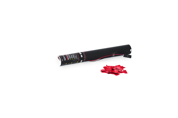Elektrische Konfettikanone 50cm – Rot