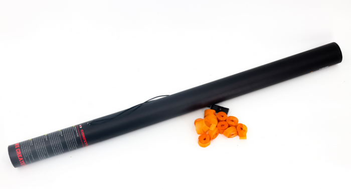 Elektrische Luftschlangenkanone 80cm - Orange