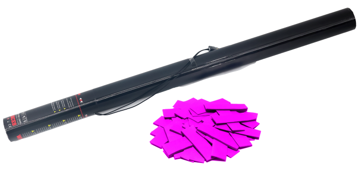 Elektrische Konfettikanone 80cm - Pink