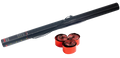 Elektrische Streamer-Kanone 80cm – Rot Metallic