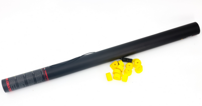 Elektrische Streamer-Kanone 80cm - Gelb