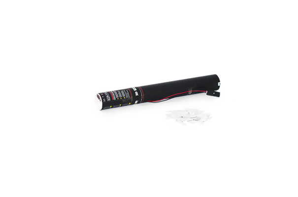 Elektrische Konfettikanone 50cm – Weiß