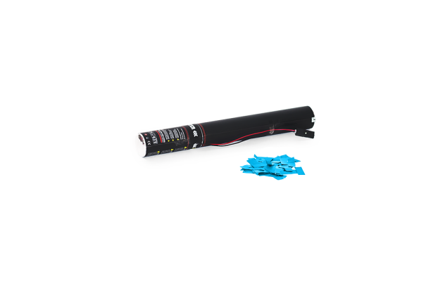 Elektrische Konfettikanone 50cm – Hellblau